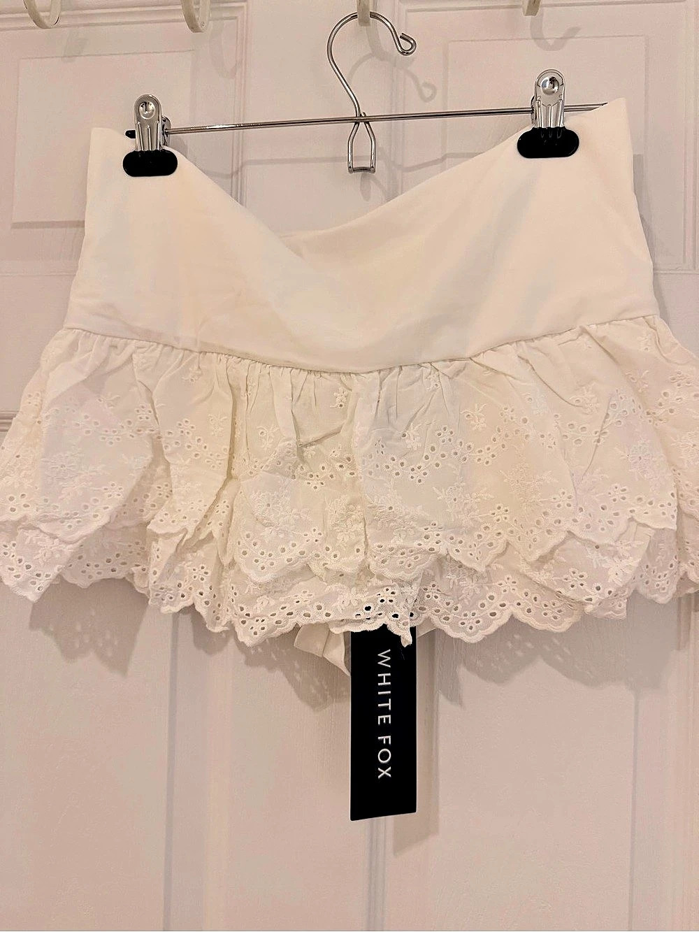 White Fox - Papaya Dreams Mini Skort White NWT